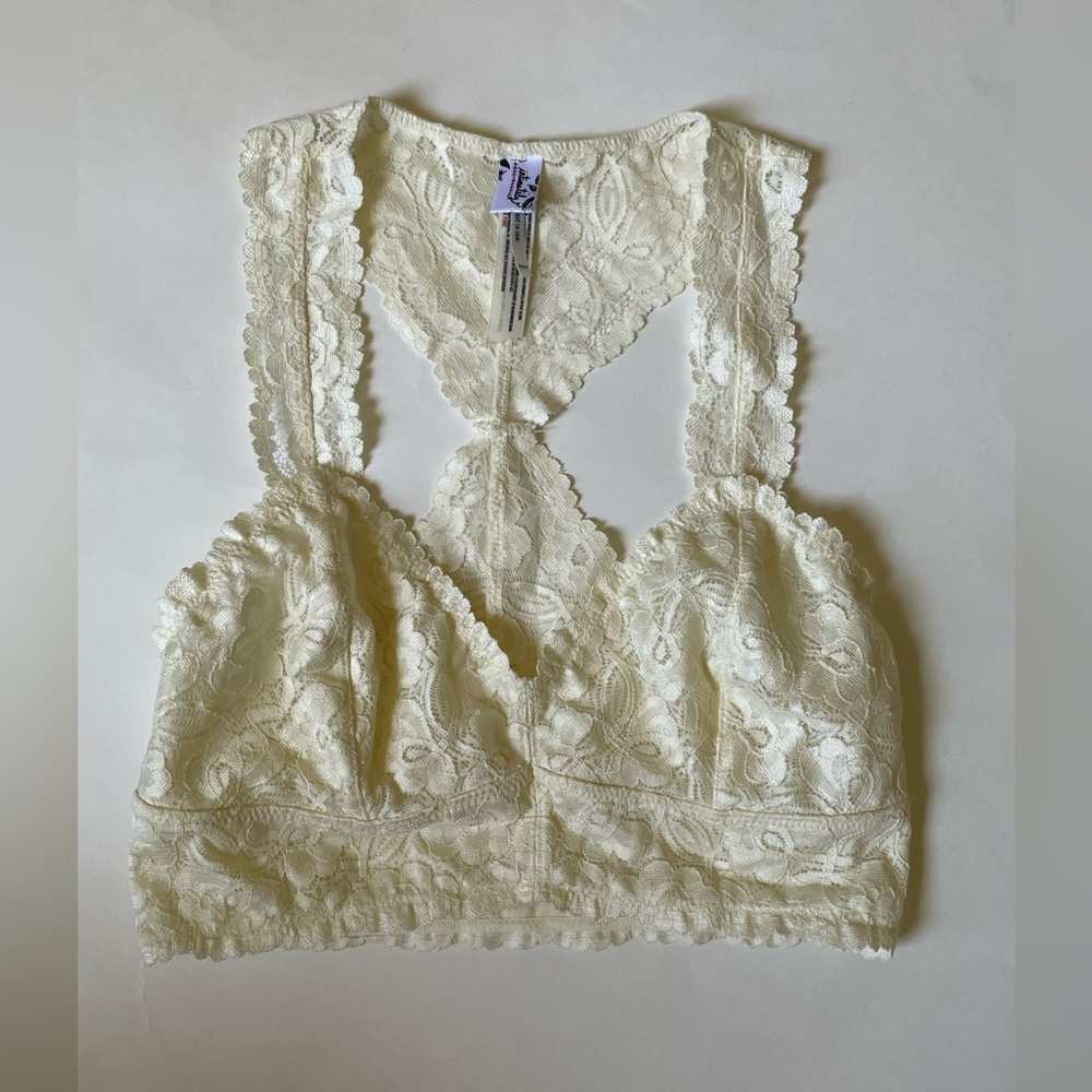 Intimately Free People Racer Back Lace Bralette XS